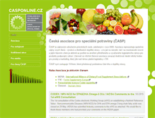 Tablet Screenshot of casponline.cz